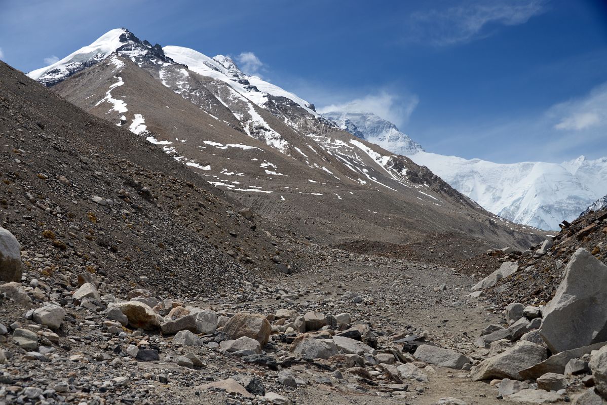 05 The Trail Along The East Side Of The Rongbuk Glacier Ends At The Junction 5360m With The East Rongbuk Valley On The Way To Mount Everest North Face Intermediate Camp In Tibet